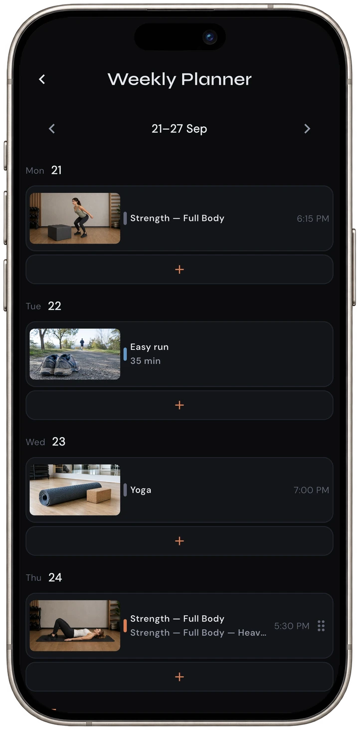Weekly planner