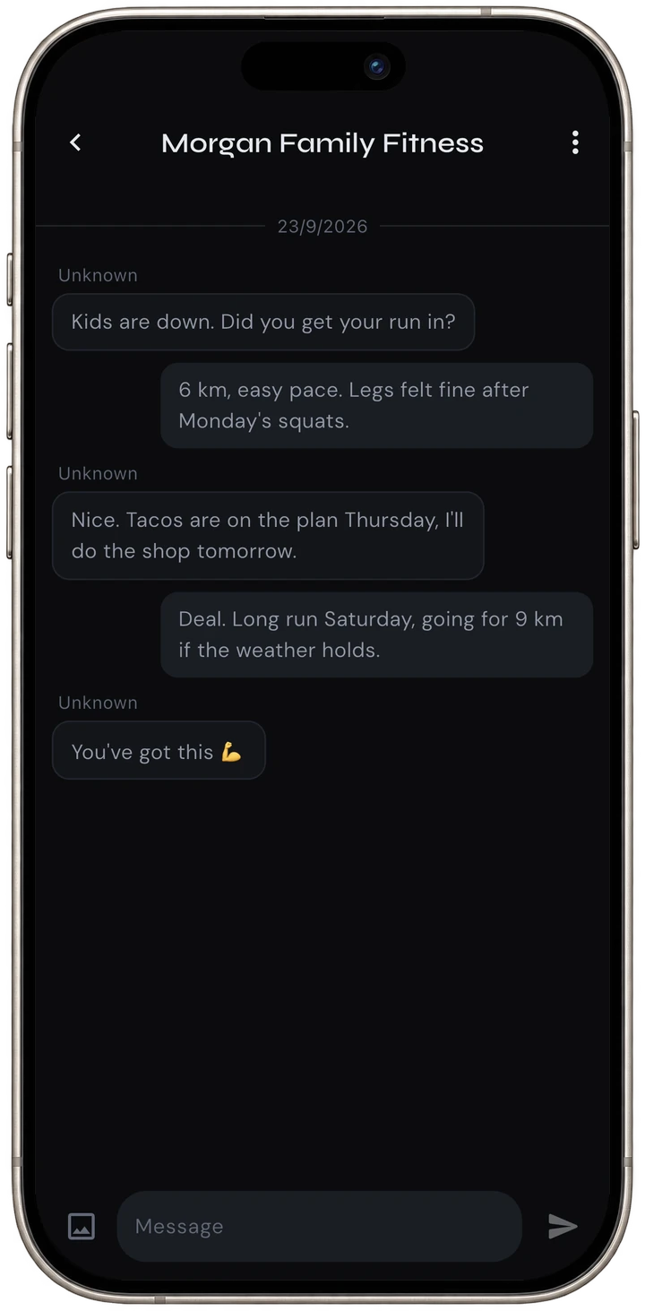 Chat with friends